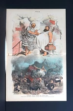 Pandora Grace Opens Box SCANDAL ESCAPES 1886 Boss Tweed ANGELS HEAVEN FIRE HELL