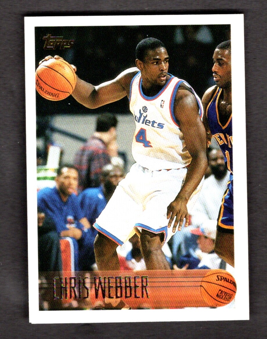 CHRIS WEBBER  BULLETS 1996-97 TOPPS #4