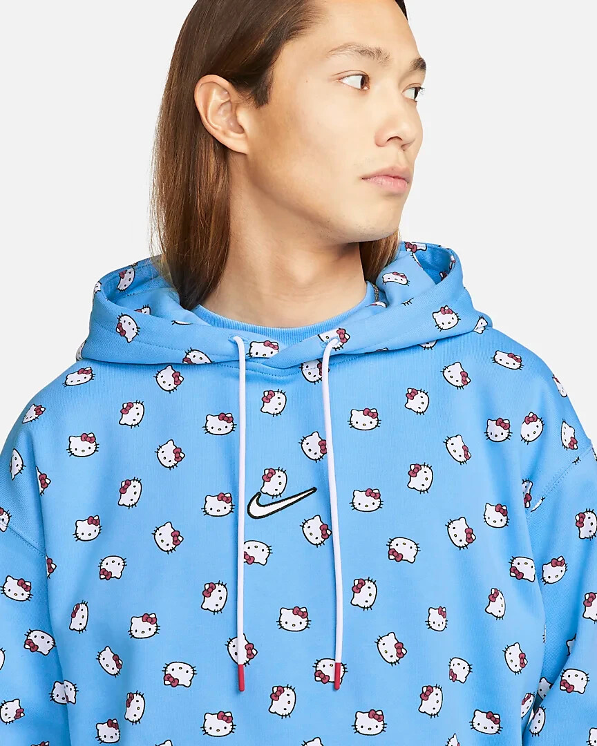 Sanrio Hello Kitty x NIKE Sweater Hoodie Cotton Men L size JAPAN DR5516-412  | eBay
