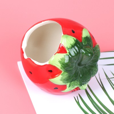  Keramik Hamster Erdbeere Tiere Small Animal Nesting Habitat Cooling House