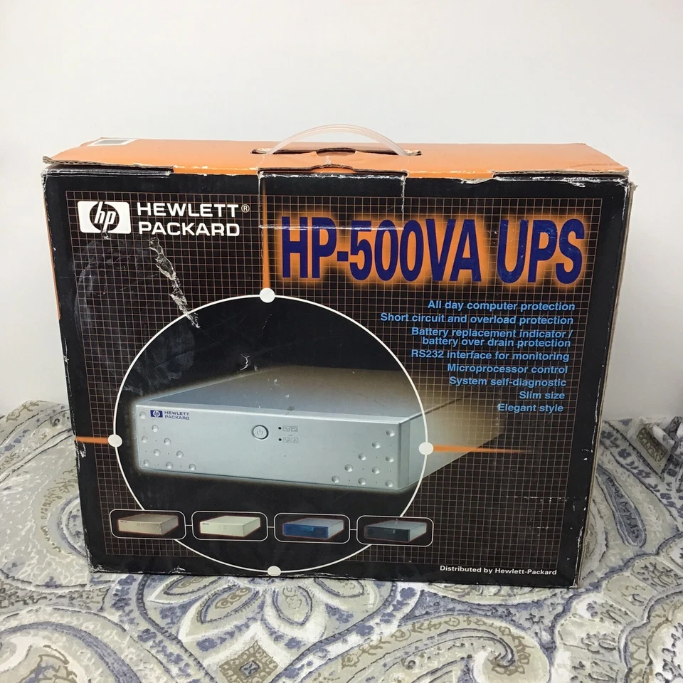 HP Uninterruptible Two Outlet Power Supply RS-232 HP500VA UPS - Image 2 of 4