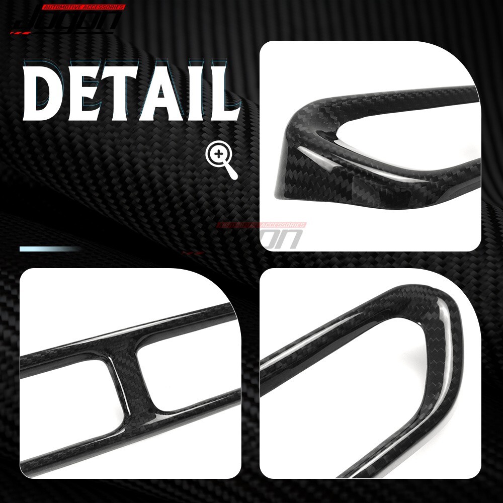 Real Carbon Fiber Console AC Vent Intake Outlet Trim For Lotus Emira V6 i4 2023+