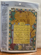 Bucilla Jeweled Calendar Kit 2013 Sleeping Cats 86296