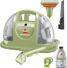 BISSELL Little Green Multi-Purpose Portable Carpet and Upholstery Cleaner, Car a