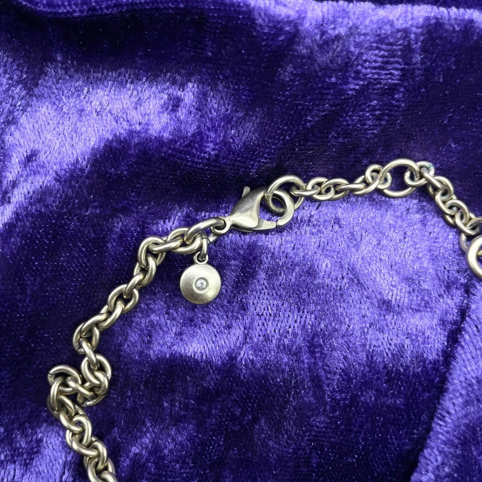 J Crew Crystal Flower Statement Necklace Preppy Glam Classic Garden Party Modern - Image 4 of 4