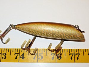 Leurre De Pêche Vintage South Bend Bass Oreno En Bois - Wobbler Arc-en-ciel (occasion)