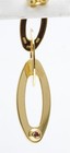18k Yellow Gold ROBERTO COIN Chic & Shine Oval Link Dangle Earrings — photo 6