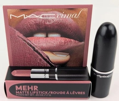 Mac Matte Lipstick - 608 MEHR - Original Full Size 0.05 oz New In Box Free Ship