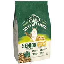 4kg Senior Turkey James Wellbeloved Dry Cat Food 10.16 per kilo