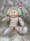 Mattel 1982 Vintage Cabbage Patch Kids Doll Soft Body Blonde Blue Eyes Signed