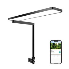 Solo Series Nano LED Aquarium Light, Full Spectrum and Dimmable, App-Controll...