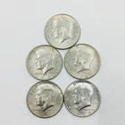 1967, 2- 1968 D, 2-1969 D Kennedy Half Dollar Coins Lot 6