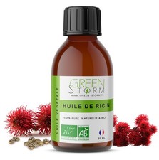 Huile végétale de Ricin bio - 100% pure et naturelle - HEBBD - Green-storm