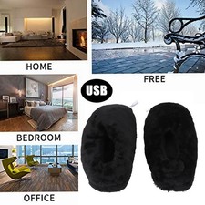 Electric Heated Foot Warmers For Men And Women Heated Slippers USB Heated Shoes
