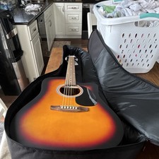 Fender FA-125CE FA Series Sunburst Dreadnought Acoustic-Electric w/ Gig Bag