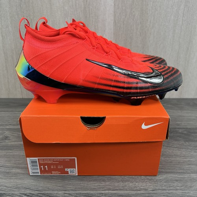 #ad #ad Nike Zoom Vapor Elite 1 Size 11 Mens Bright Crimson Red Black Football Cleats $110.00