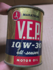 Vintage Marathon Bank Oil Can