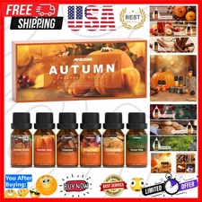 Autumn Fragrance Oil Set, Fall Essential Oils for Diffuser and Candle Making,...