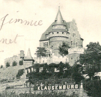 #ad Antique RPPC Klausenburg Koblenz Germany Ehrenbreitstein Fortress Complex c1902 $14.39