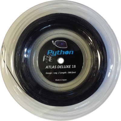 Python Atlas Deluxe Racquetball String Reel (Black, 18g) (360 ft.)