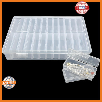 Forever bene Plastic File Storage Box Bead Organizer- 25PCS Suitable For A4 Pape