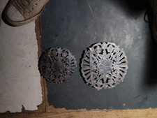 Vintage Wallace Set Of Two Silver Trivets