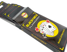 Blackjack Flashcards for Beginners   Basic Strategy Casino Game Learning Cards