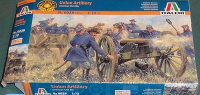 Italeri Union ACW Artillery 1/72 Complete 6038 MOS