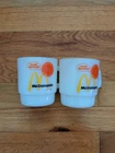 McDonald's 1970s Vintage Coffee Mug Good Morning Milk Glass