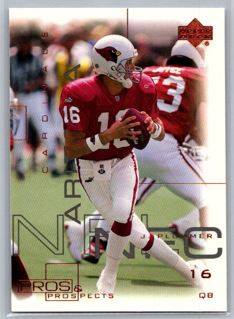 💎2000 Upper Deck Pros & Prospects Football #1 Jake Plummer - Cardinals💎