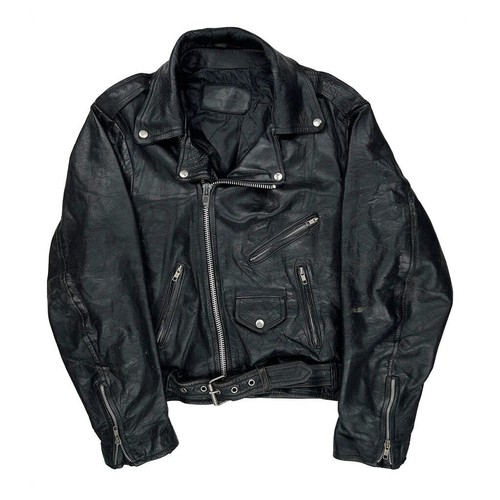 Unbranded Leather Jacket - Medium Black Leather
