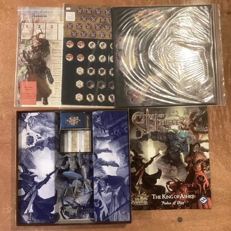 Cadwallon City of Thieves Game + King of Ashes Expansion; Fantasy Flight Games - Image 4 of 4