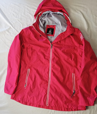 Tribord DECATHLON Adventure Jacket Sailing 100 Raspberry Hooded Women s Size XL