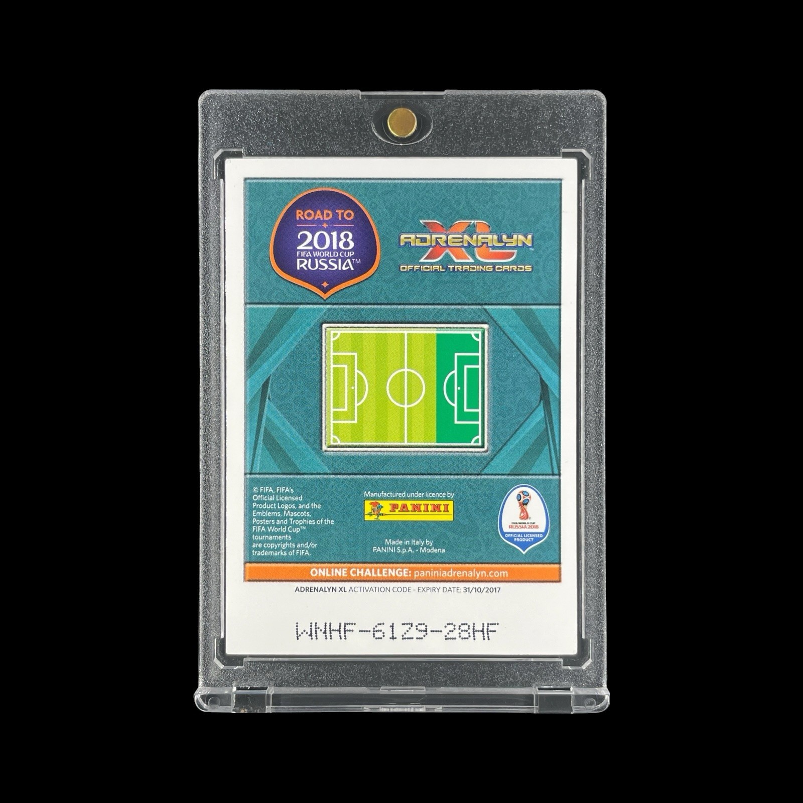 CRISTIANO RONALDO SILVER CIRCLES HOLO LIMITED EDITION 2018 Panini - Portugal view 2