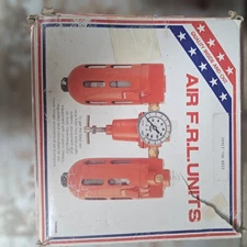 continental industries air F.R.L. units No. FRL-38 regulator 0-160psi