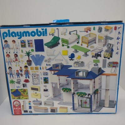 Playmobil pediatric clinic Toy hospital 4404 INCOMPLETE | eBay
