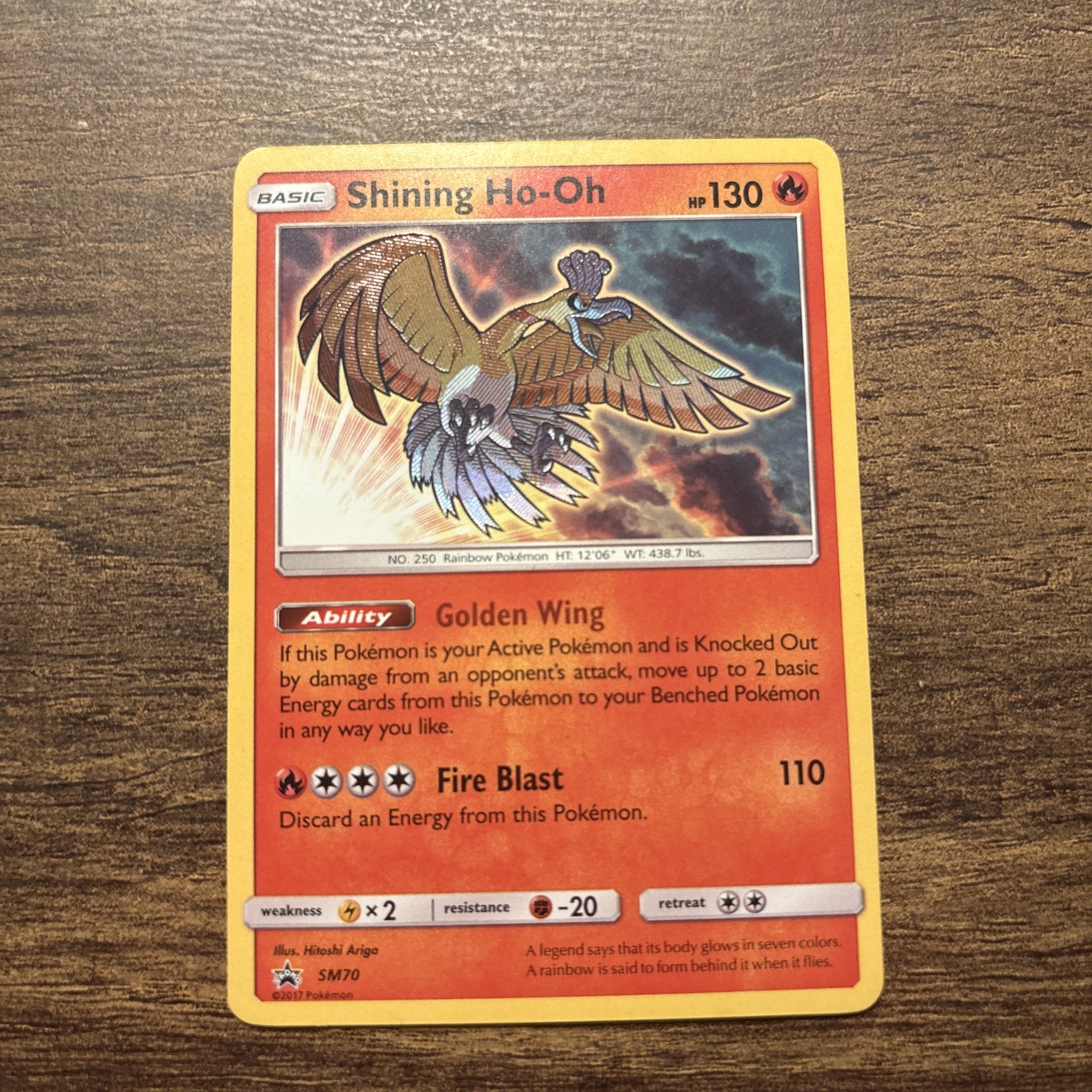 Shining Ho-Oh SM70 Sm Holo