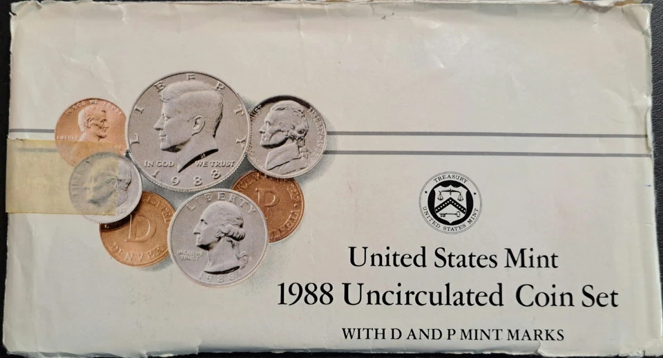 1988 P, D, U.S. Mint Uncirculated Set, 2009 U.S. Mint Presidential $1 Proof Set - Image 2 of 4