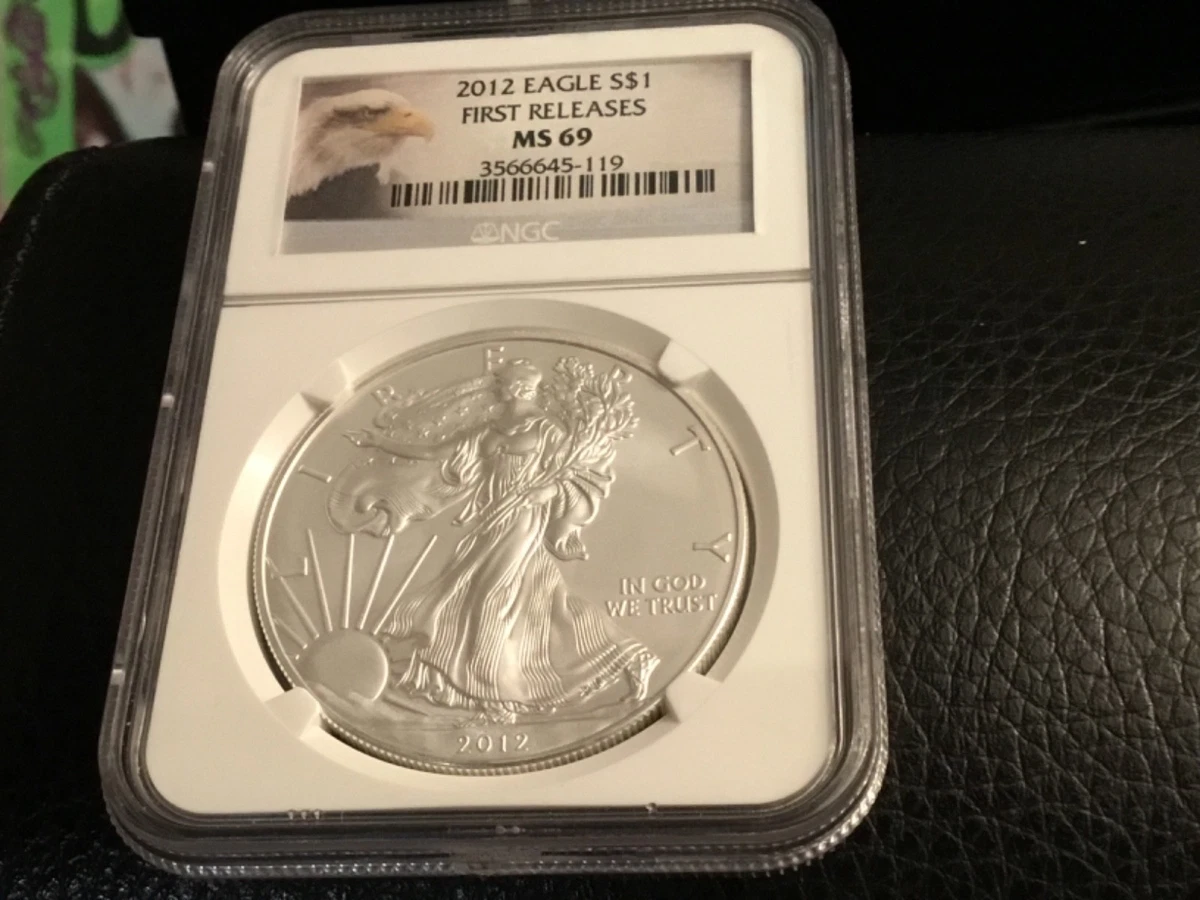 American Eagle MS 69 Graded 2012 Silver Bullion Coins for sale | eBay