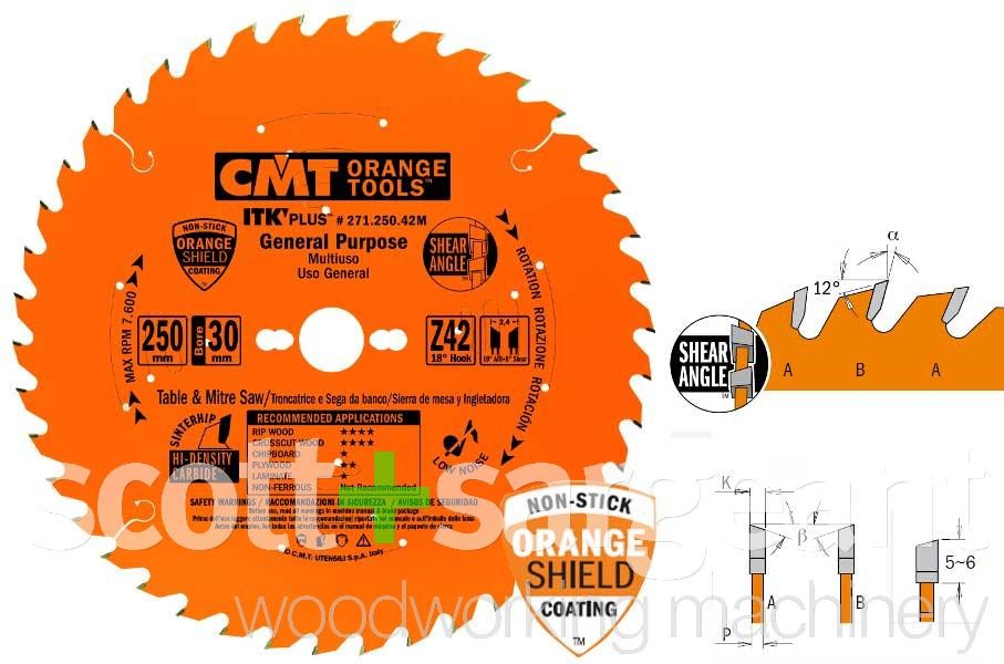 CMT 271 ITK Circular Saw blade thin kerf GP D-300x2.6 Z-48 Price is Inc VAT@20%