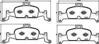 Bremsbelagsatz Scheibenbremse Prime Brembo P 85 164 FüR Audi A4 B9 8W2 8W5 Q5 A6