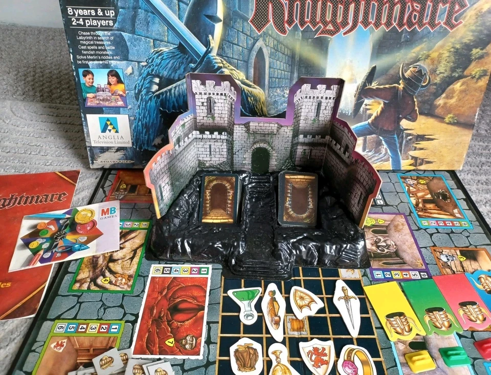 Vintage Knightmare Board Game MB 1991 Fantasy Magic Complete - Image 2 of 4
