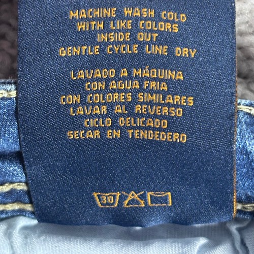 Seven7 Damen blau Denim abgeschnitten Shorts Größe 29 mittelhoher Bund verzierte Taschen - Bild 5 von 11