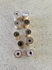 J P Coats And  Clark’s And Others Empty Cotton Thread Wood Spool Lot Of 10 Vtg