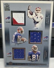 Crown Royale Triple Threads 2002 Germany Moulds Price Buffalo Bills Patch Card