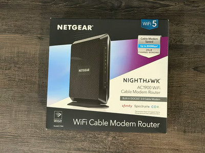 NETGEAR - Nighthawk AC1900 Router with DOCSIS 3.0