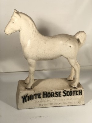 White Horse Blended Scotch Whiskey Browne Vintners Rare Vintage Large Display