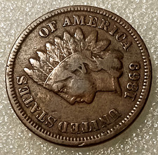 ❖ 1869 Indian Head Cent Semi-Key Date Post Civil War #DB5c