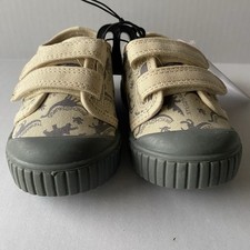 NWT WONDER NATION Toddler Boys Size 5 Two Strap Bump Toe Sneakers   Tan