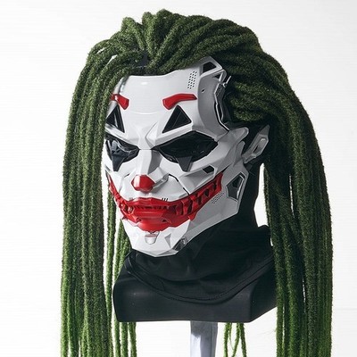Cyberpunk Mask Cosplay Halloween Anime Costume Prop Party Role Play Gift